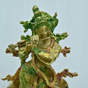 Standing Brass Idol