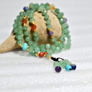 Green Aventurine Cutting Mala