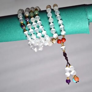 Clear Quartz Cutting Mala