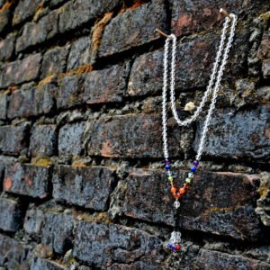 Multi Moonstone Diamond Cut Mala