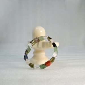Multi Stone Flat Bracelet