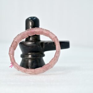 Strawberry Quartz Flat Bracelet