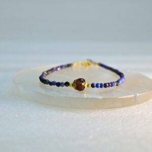 Lapis Lazuli & Tiger Eye Bracelet