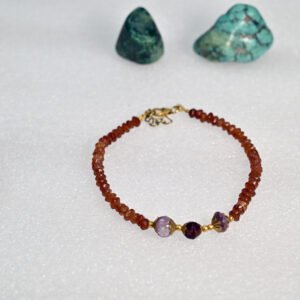 Hezonite (Hessonite) Israeli Bracelet