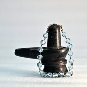 Blue Topaz Made in Silver Bracelet