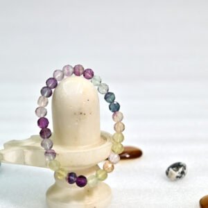 Multi Fluorite Cutting Bracelet