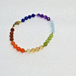 Natural 7 Chakras Cutting Bracelet
